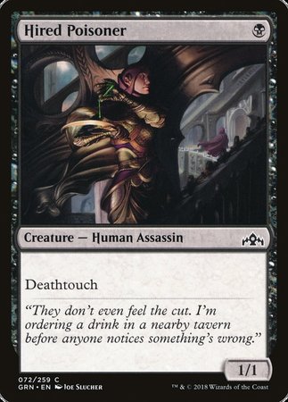 Hired Poisoner [Guilds of Ravnica] | Cards and Coasters CA