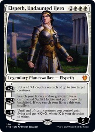 Elspeth, Undaunted Hero [Theros Beyond Death] | Cards and Coasters CA