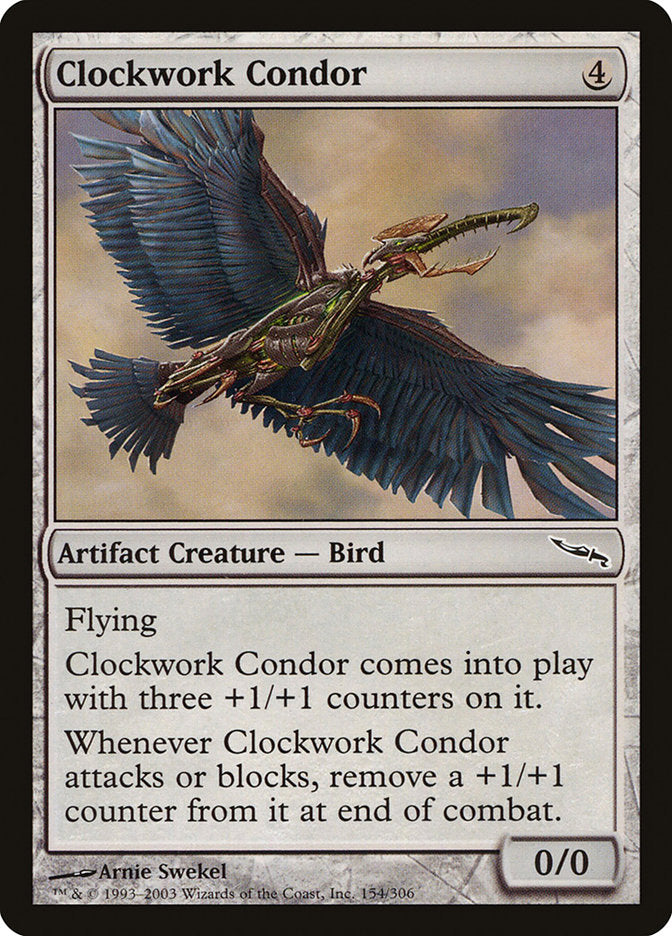 Clockwork Condor [Mirrodin] | Cards and Coasters CA