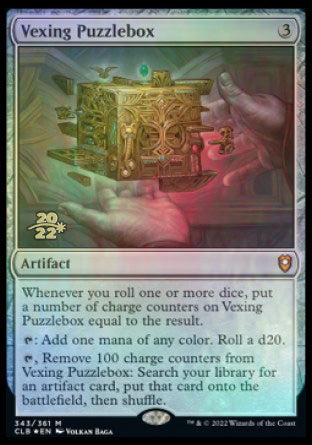 Vexing Puzzlebox [Commander Legends: Battle for Baldur's Gate Prerelease Promos] | Cards and Coasters CA