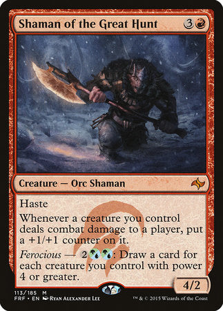 Shaman of the Great Hunt [Fate Reforged] | Cards and Coasters CA