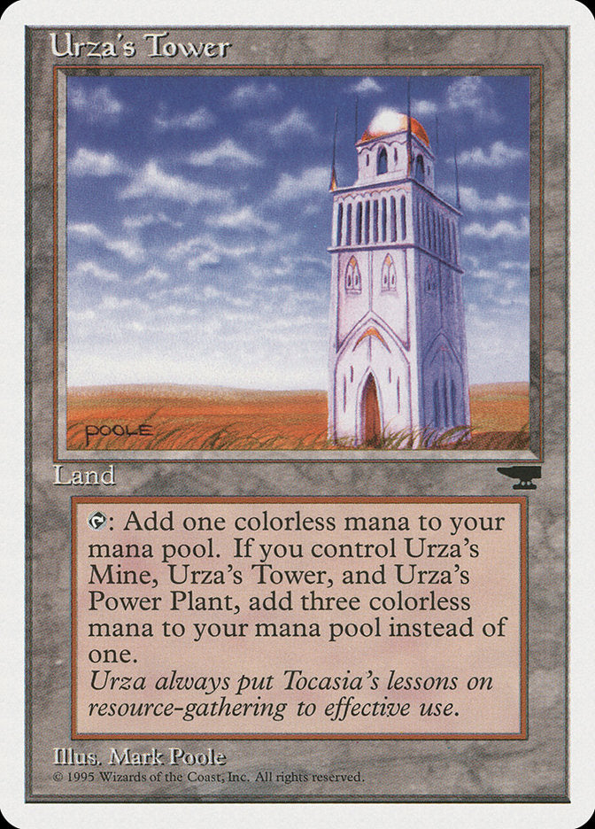 Urza's Tower (Plains) [Chronicles] | Cards and Coasters CA