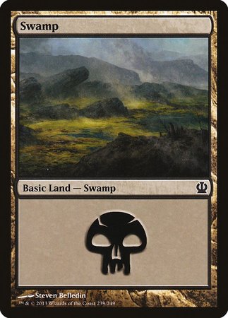 Swamp (239) [Theros] | Cards and Coasters CA