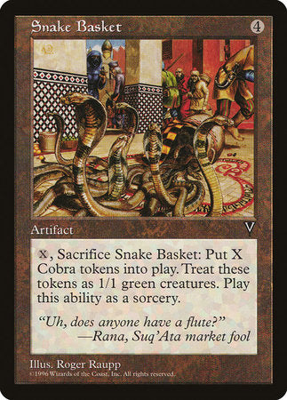 Snake Basket [Visions] | Cards and Coasters CA