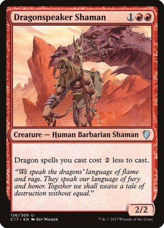 Dragonspeaker Shaman [Commander 2017] | Cards and Coasters CA