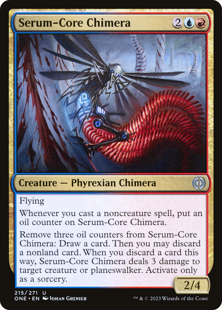 Serum-Core Chimera [Phyrexia: All Will Be One] | Cards and Coasters CA