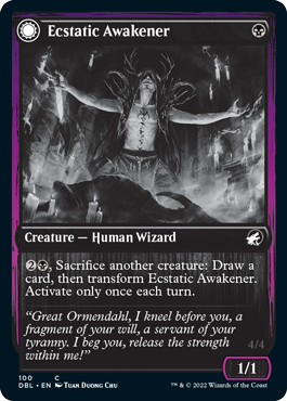 Ecstatic Awakener // Awoken Demon [Innistrad: Double Feature] | Cards and Coasters CA