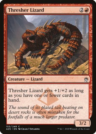 Thresher Lizard [Masters 25] | Cards and Coasters CA