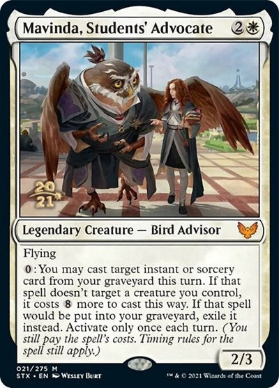 Mavinda, Students' Advocate [Strixhaven: School of Mages Prerelease Promos] | Cards and Coasters CA