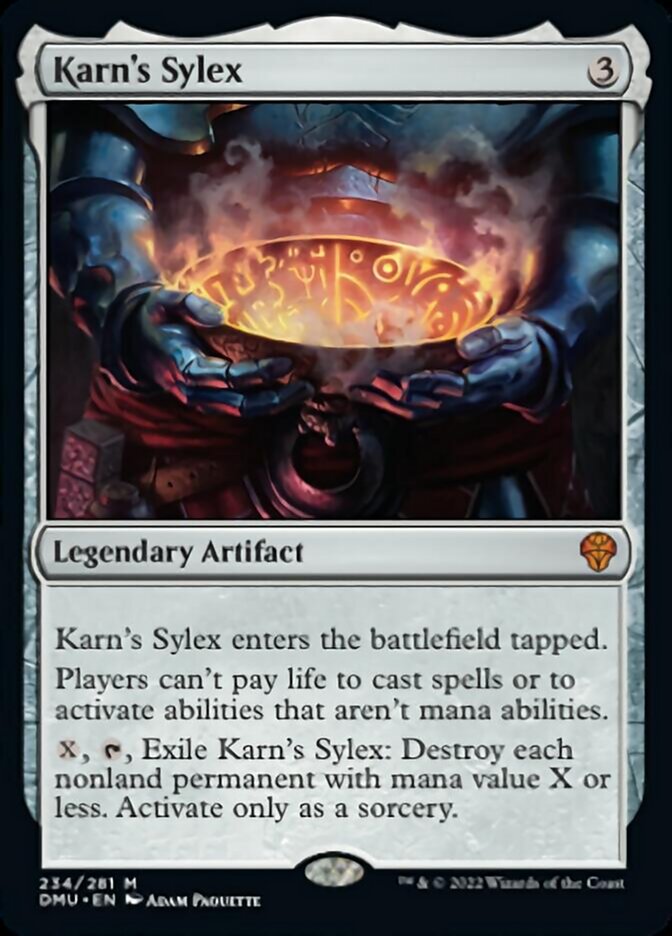 Karn's Sylex [Dominaria United] | Cards and Coasters CA