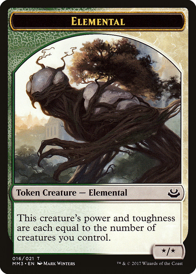 Elemental [Modern Masters 2017 Tokens] | Cards and Coasters CA