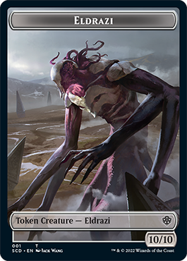 Eldrazi // Soldier Double-Sided Token [Starter Commander Decks] | Cards and Coasters CA