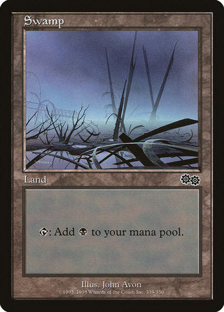 Swamp (339) [Urza's Saga] | Cards and Coasters CA