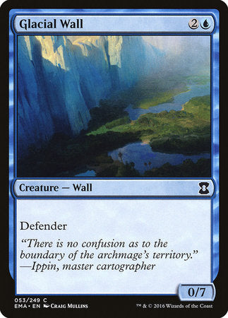 Glacial Wall [Eternal Masters] | Cards and Coasters CA