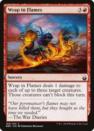 Wrap in Flames [Battlebond] | Cards and Coasters CA
