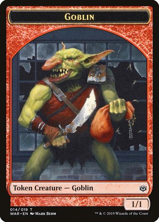 Goblin Token [War of the Spark Tokens] | Cards and Coasters CA