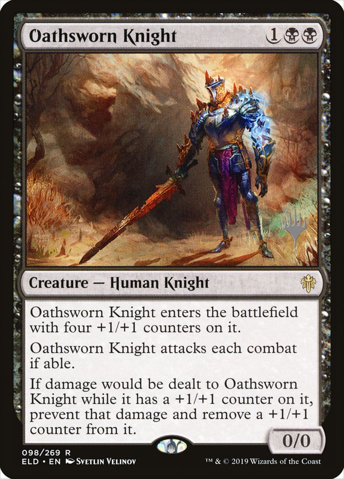 Oathsworn Knight (Promo Pack) [Throne of Eldraine Promos] | Cards and Coasters CA