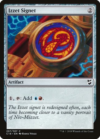 Izzet Signet [Commander 2018] | Cards and Coasters CA