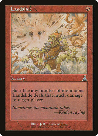 Landslide [Urza's Destiny] | Cards and Coasters CA