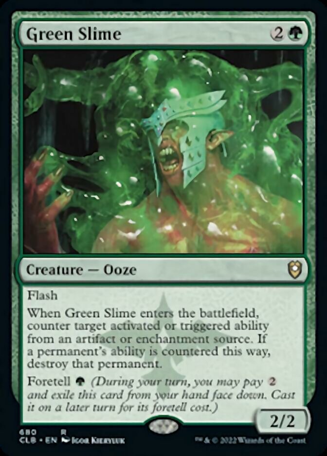 Green Slime [Commander Legends: Battle for Baldur's Gate] | Cards and Coasters CA