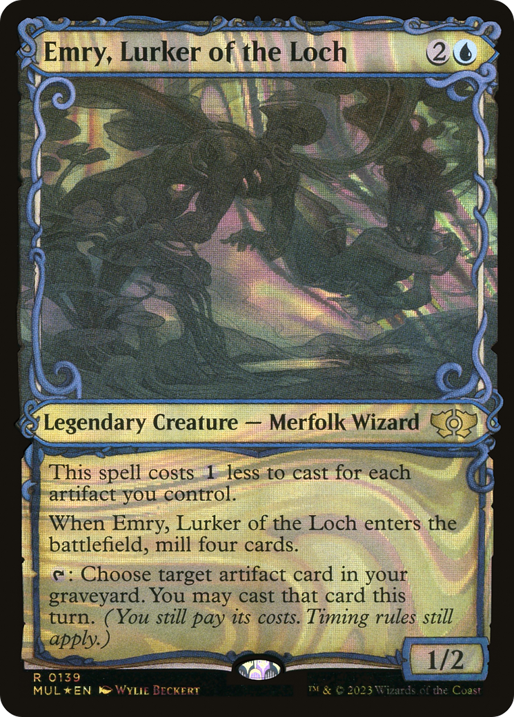 Emry, Lurker of the Loch (Halo Foil) [Multiverse Legends] | Cards and Coasters CA