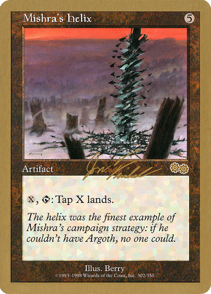 Mishra's Helix (Jon Finkel) [World Championship Decks 2000] | Cards and Coasters CA