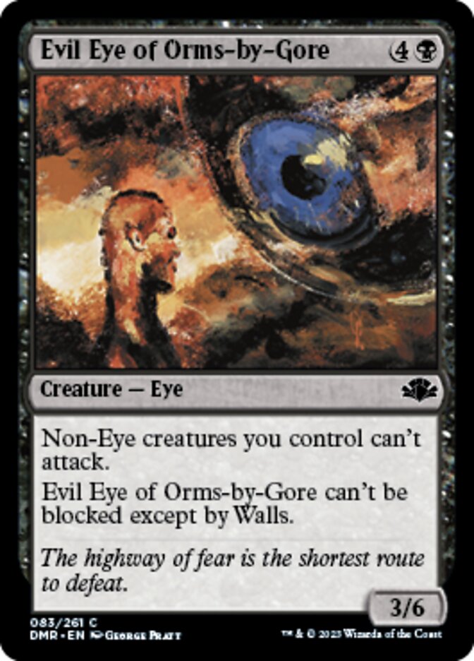 Evil Eye of Orms-by-Gore [Dominaria Remastered] | Cards and Coasters CA