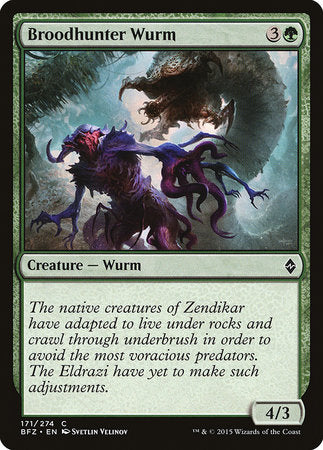 Broodhunter Wurm [Battle for Zendikar] | Cards and Coasters CA