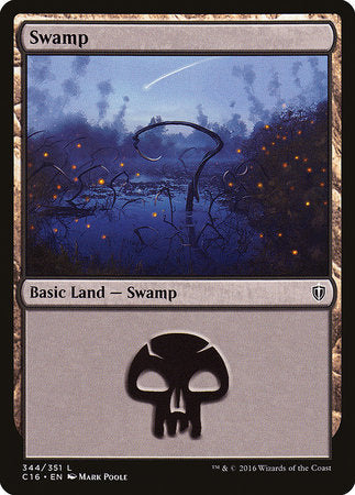 Swamp (344) [Commander 2016] | Cards and Coasters CA