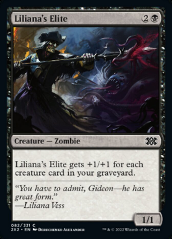 Liliana's Elite [Double Masters 2022] | Cards and Coasters CA