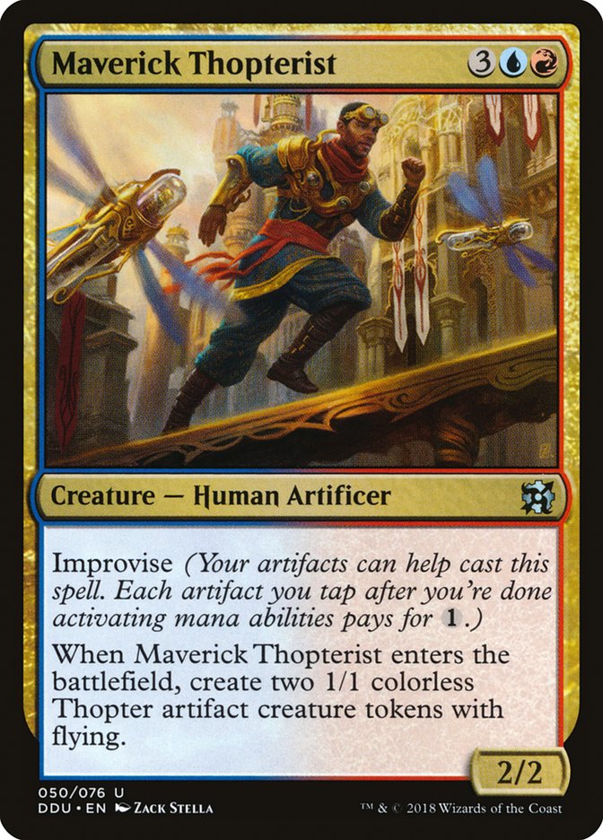 Maverick Thopterist [Duel Decks: Elves vs. Inventors] | Cards and Coasters CA