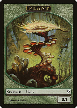 Plant Token [Worldwake Tokens] | Cards and Coasters CA