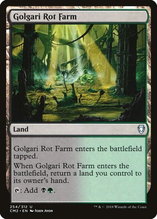 Golgari Rot Farm [Commander Anthology Volume II] | Cards and Coasters CA