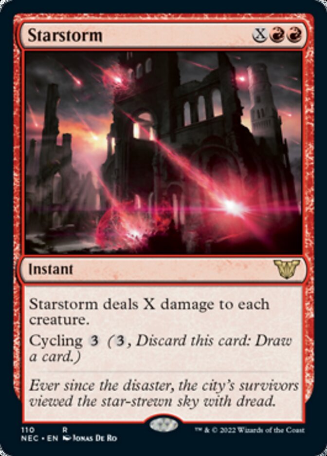 Starstorm [Kamigawa: Neon Dynasty Commander] | Cards and Coasters CA