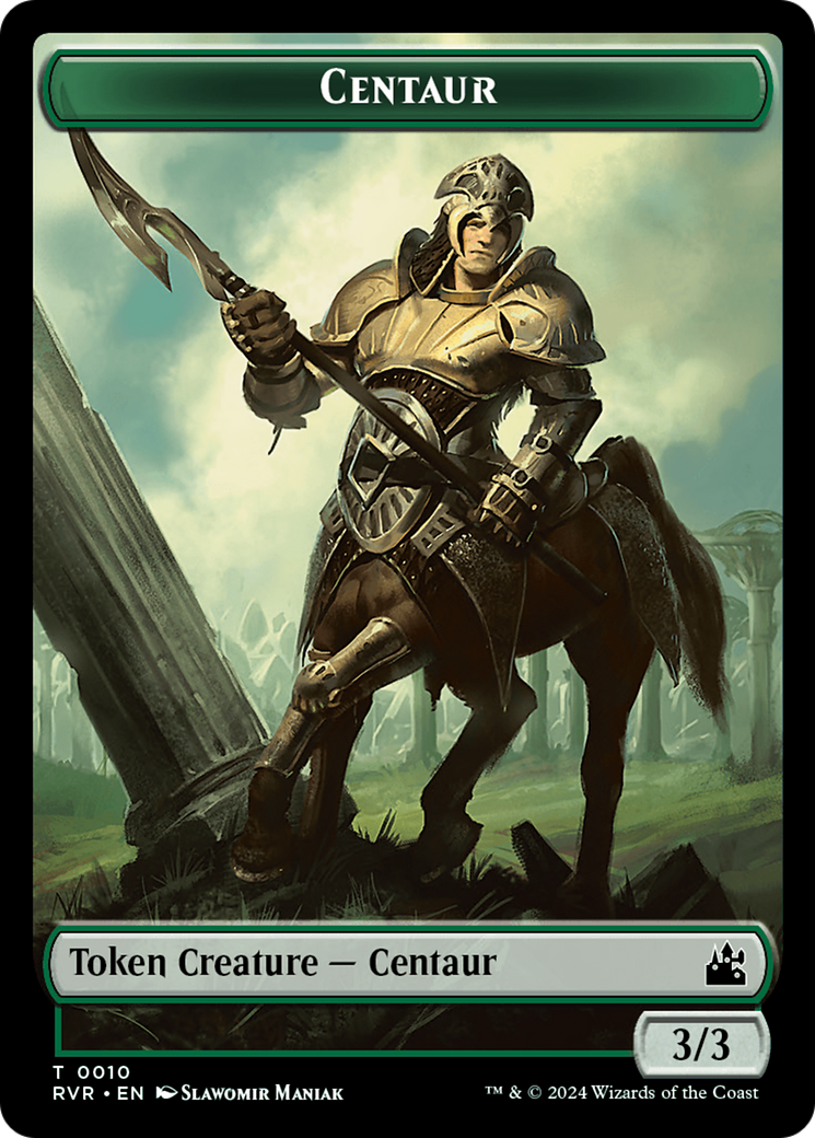 Centaur Token [Ravnica Remastered Tokens] | Cards and Coasters CA