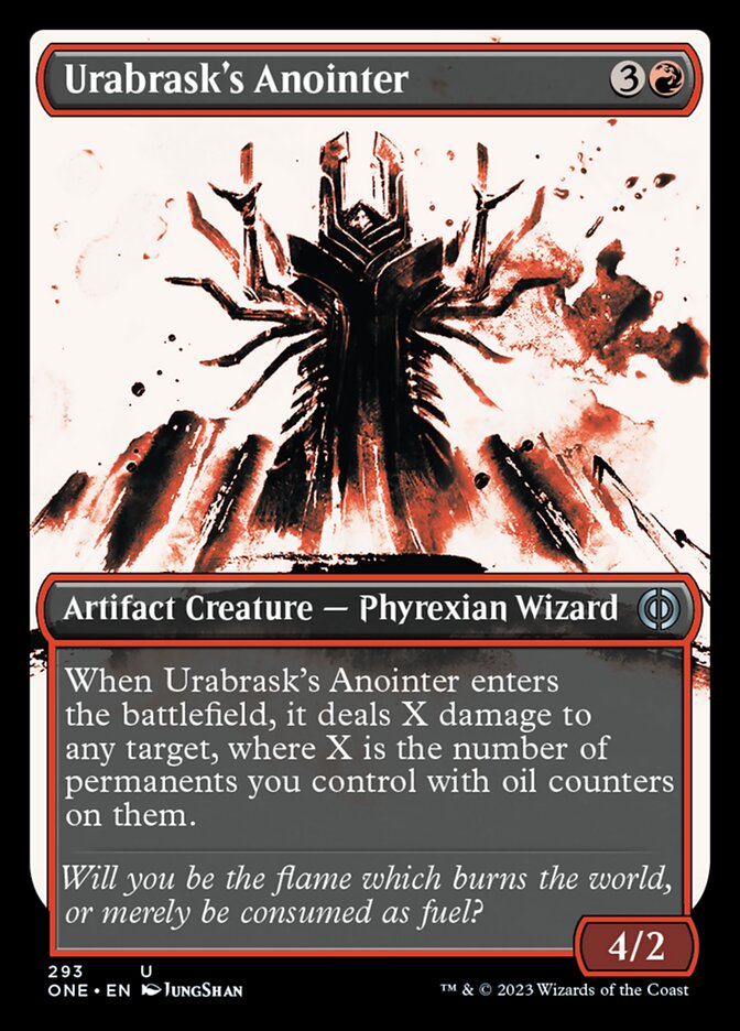 Urabrask's Anointer (Showcase Ichor) [Phyrexia: All Will Be One] | Cards and Coasters CA