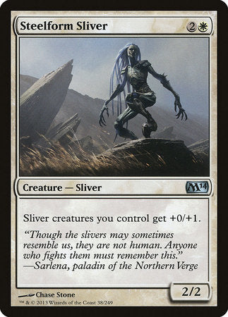 Steelform Sliver [Magic 2014] | Cards and Coasters CA