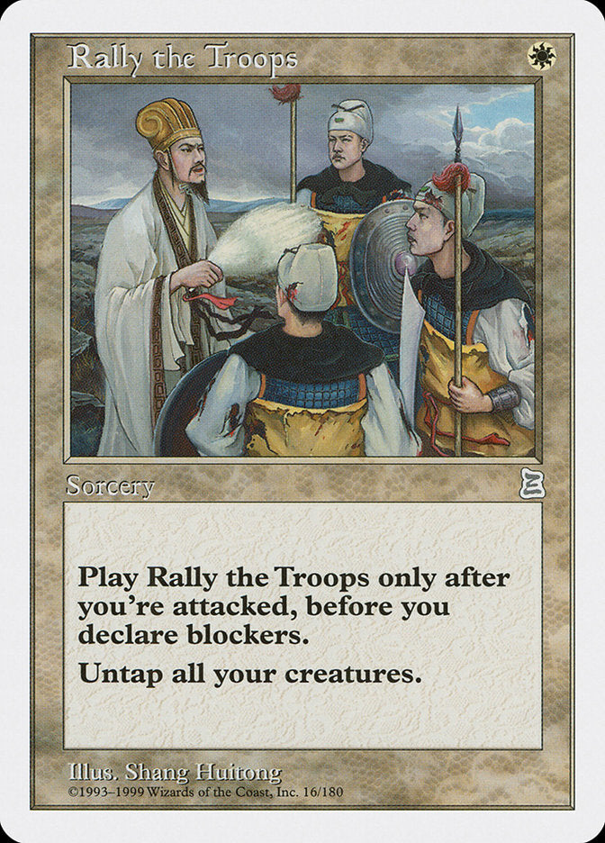 Rally the Troops [Portal Three Kingdoms] | Cards and Coasters CA