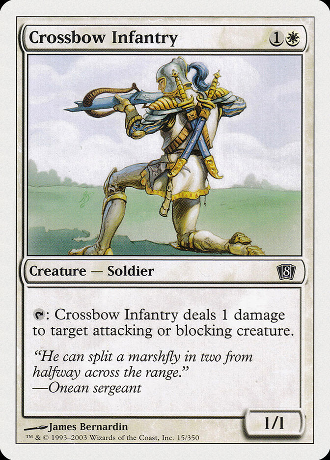 Crossbow Infantry [Eighth Edition] | Cards and Coasters CA