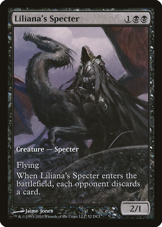 Liliana's Specter (Extended) [Magic 2011 Promos] | Cards and Coasters CA