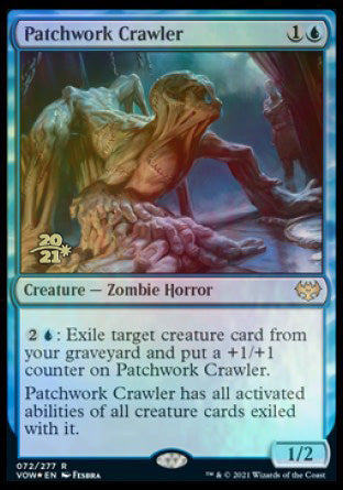 Patchwork Crawler [Innistrad: Crimson Vow Prerelease Promos] | Cards and Coasters CA