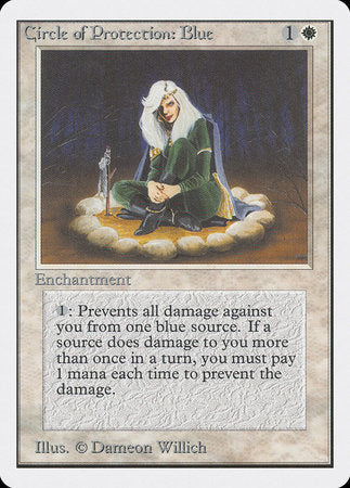 Circle of Protection: Blue [Unlimited Edition] | Cards and Coasters CA