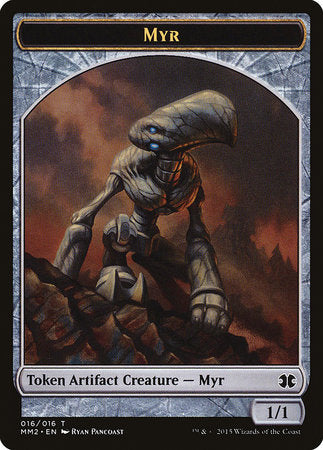 Myr Token [Modern Masters 2015 Tokens] | Cards and Coasters CA