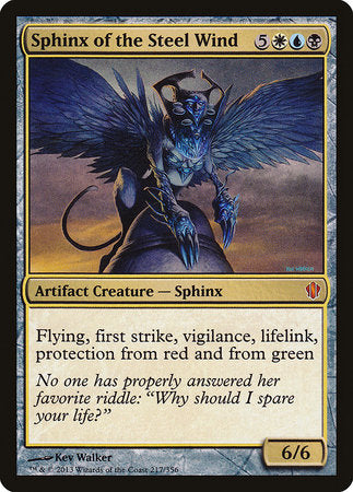 Sphinx of the Steel Wind [Commander 2013] | Cards and Coasters CA