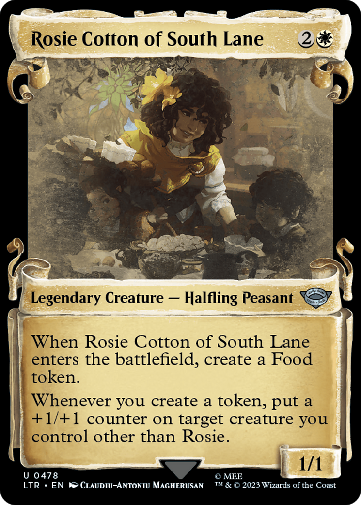 Rosie Cotton of South Lane [The Lord of the Rings: Tales of Middle-Earth Showcase Scrolls] | Cards and Coasters CA