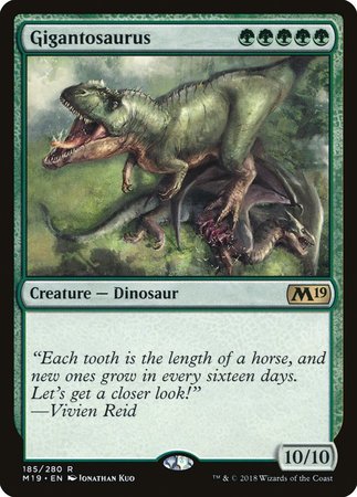 Gigantosaurus [Core Set 2019] | Cards and Coasters CA