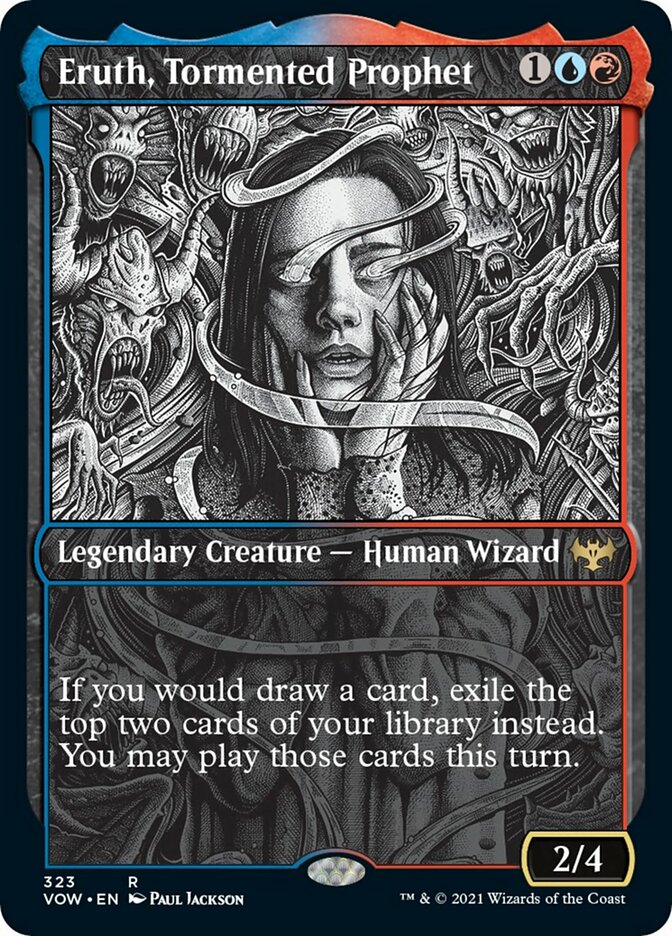 Eruth, Tormented Prophet (Showcase Eternal Night) [Innistrad: Crimson Vow] | Cards and Coasters CA