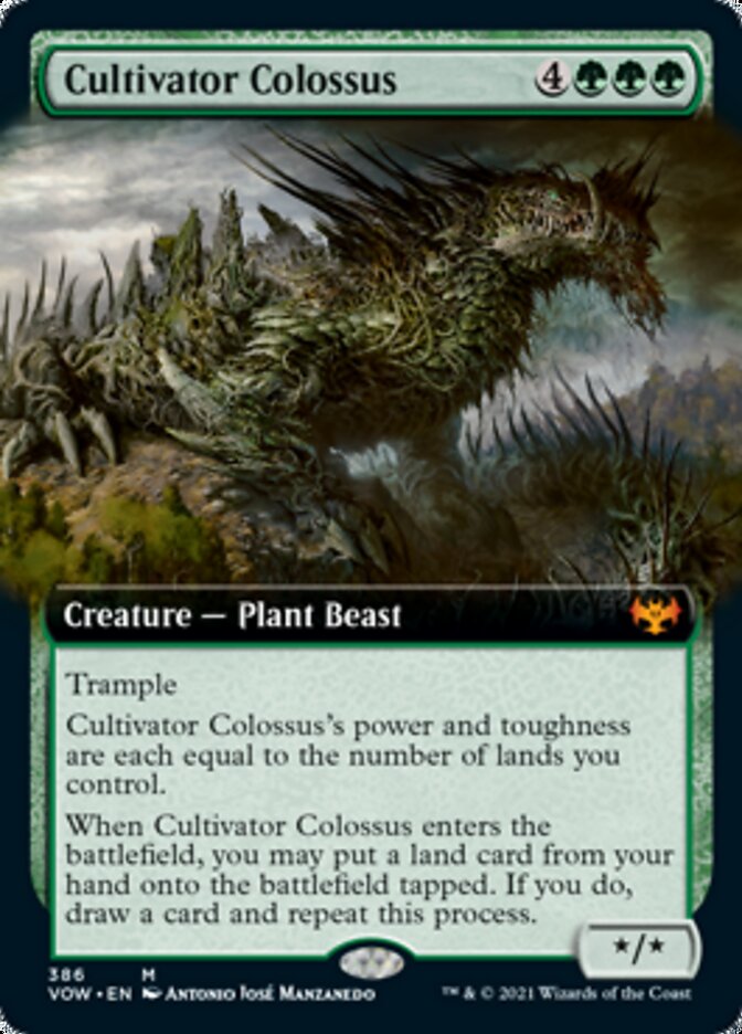 Cultivator Colossus (Extended) [Innistrad: Crimson Vow] | Cards and Coasters CA