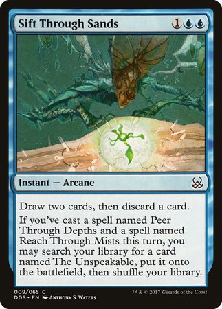 Sift Through Sands [Duel Decks: Mind vs. Might] | Cards and Coasters CA