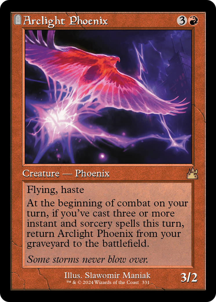 Arclight Phoenix (Retro Frame) [Ravnica Remastered] | Cards and Coasters CA